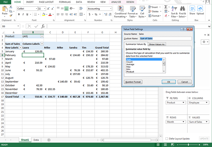 6 điều đặc biệt khiến cho công cụ PivotTable trong Excel trở nên quan trọng 3