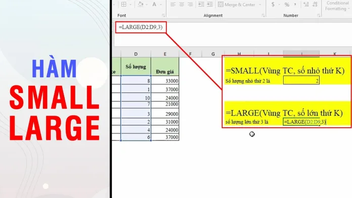 Biến hàm SMALL, LARGE trong Excel trở nên hoàn hảo như thế nào?