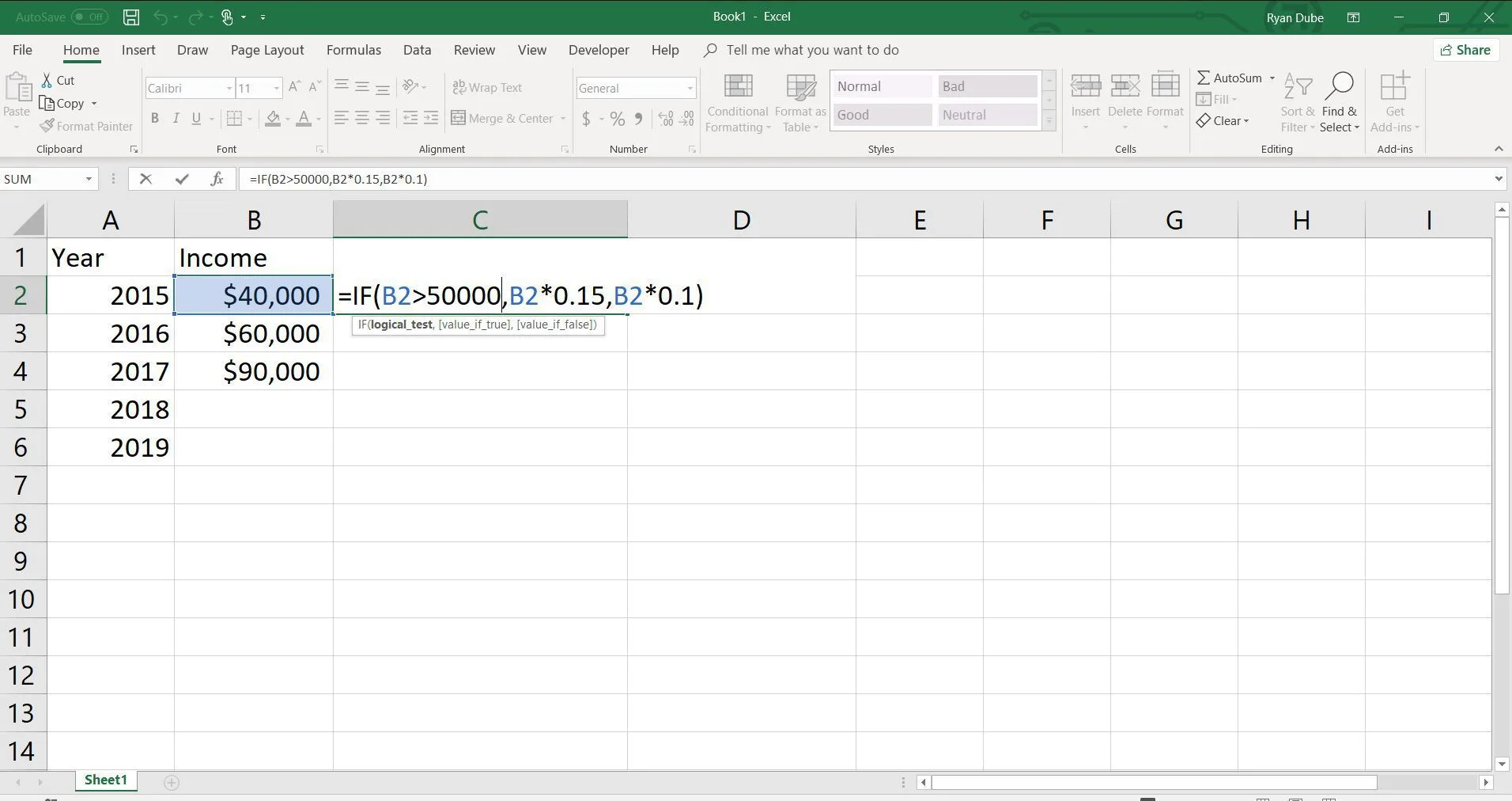 Cách sử dụng hàm IF trong Excel 2021 một cách hiệu quả 1