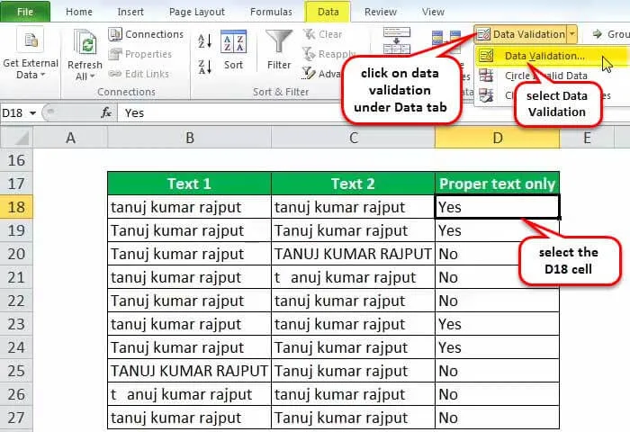 Hướng dẫn sử dụng hàm EXACT trong Excel 4