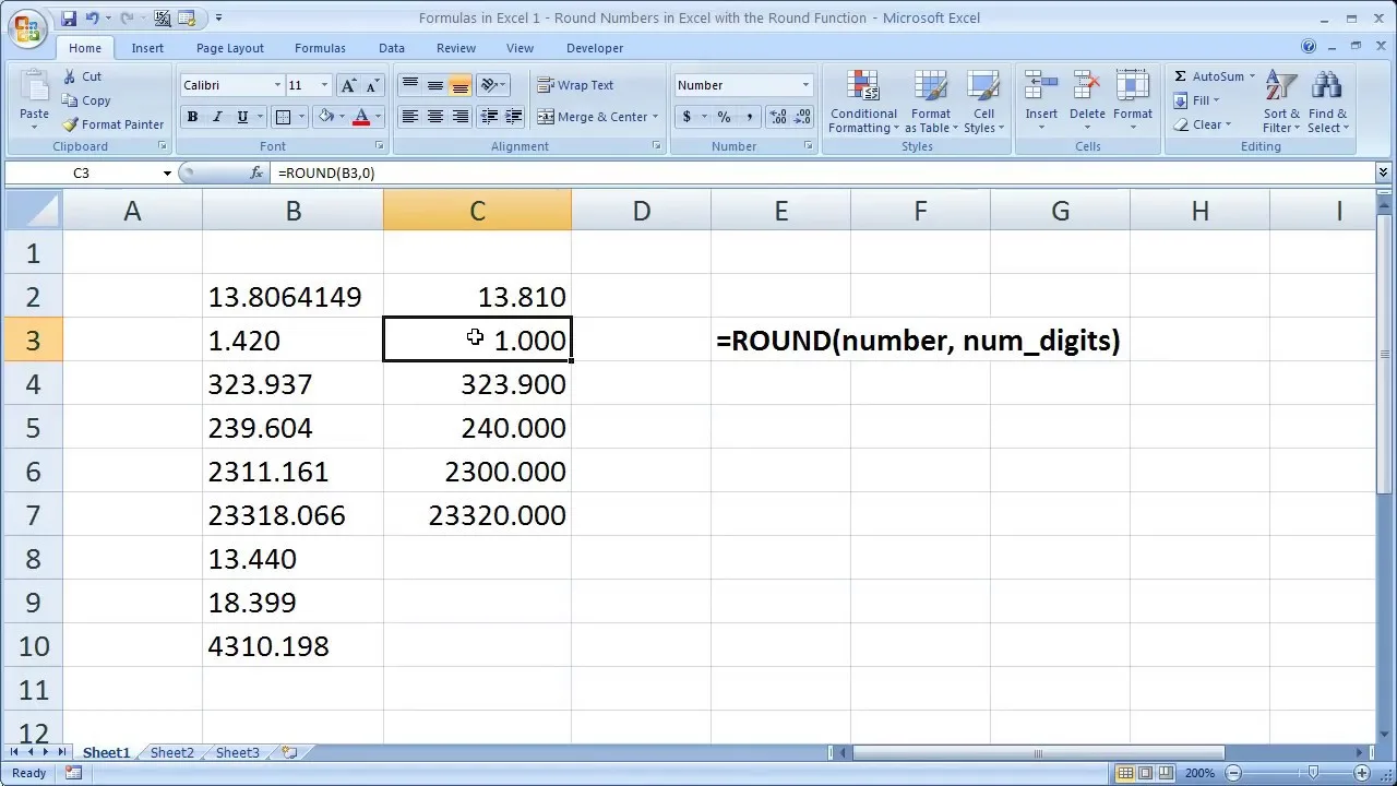 Những điều bạn chưa biết về hàm ROUND trong Excel 2