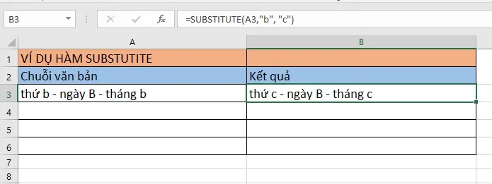 Những thứ cần lưu ý về hàm SUBSTITUTE trong Excel 3