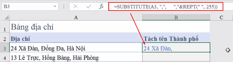 Những thứ cần lưu ý về hàm SUBSTITUTE trong Excel 1