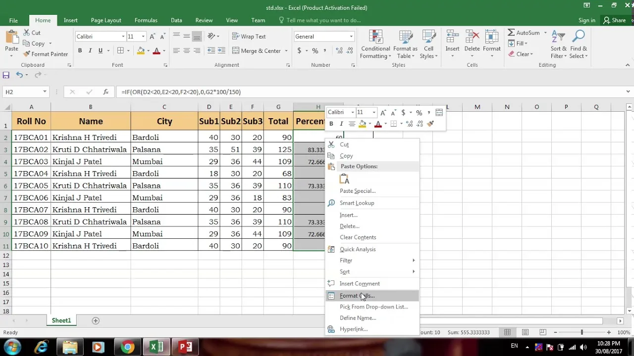 Sử dụng hàm MAX, MIN như thế nào trong Excel 3