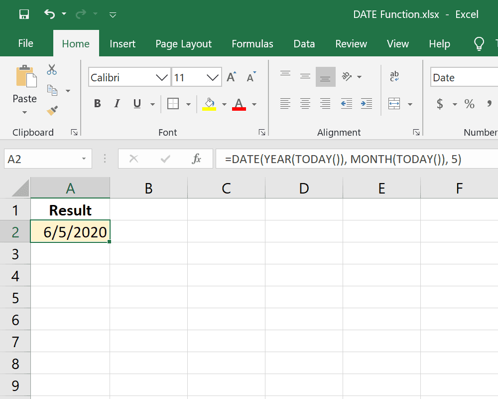 Vài ứng dụng khiến cho hàm TODAY trong Excel trở nên thông dụng 1