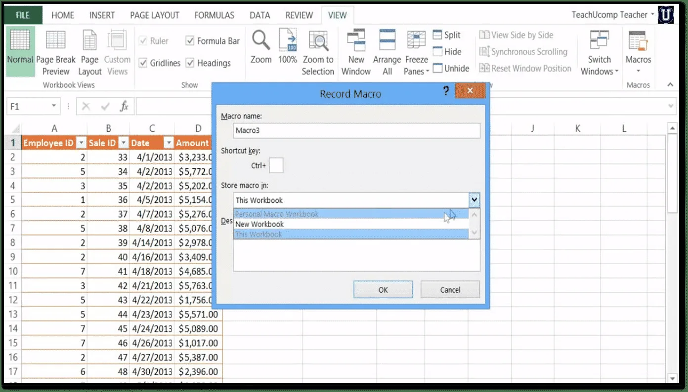 Cách tạo và sử dụng Macro trong Excel 3