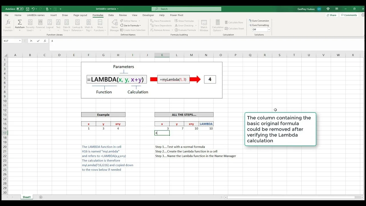 Cách sử dụng hàm LET và LAMBDA trong Excel với các hàm khác 1