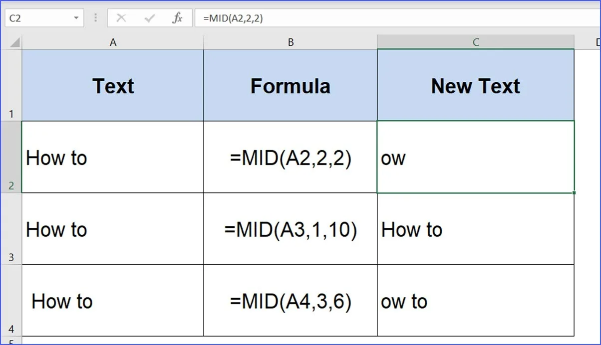 Hàm MID trong Excel là hàm gì Cách sử dụng 4