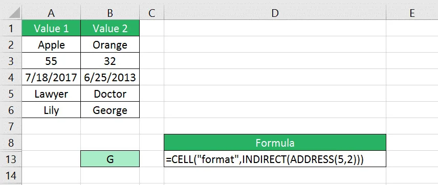 Phối hợp hàm ADDRESS trong Excel với các hàm khác như nào 2