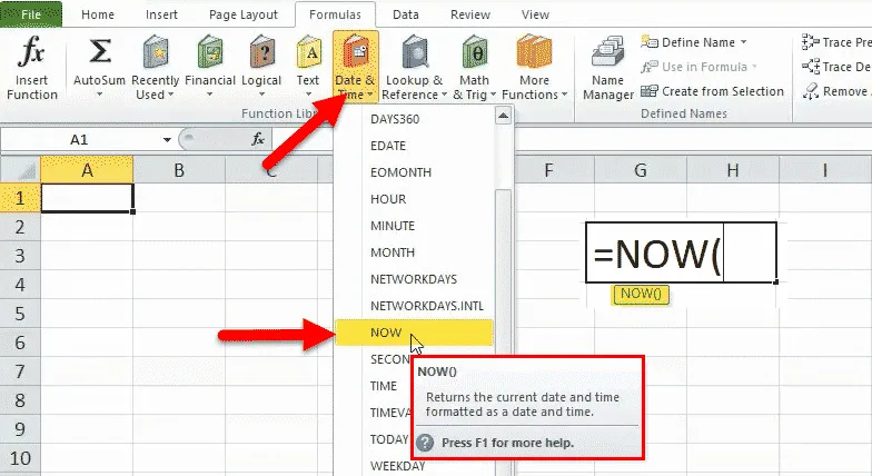 Phương pháp sử dụng hàm NOW trong Excel hiệu quả 3