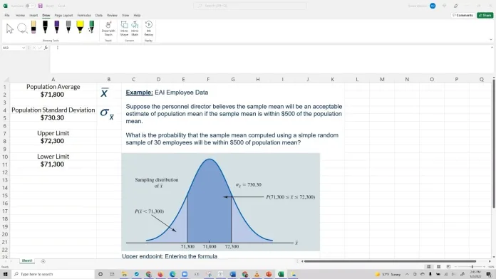 Sử dụng hàm NORMDIST trong Excel kiểu gì